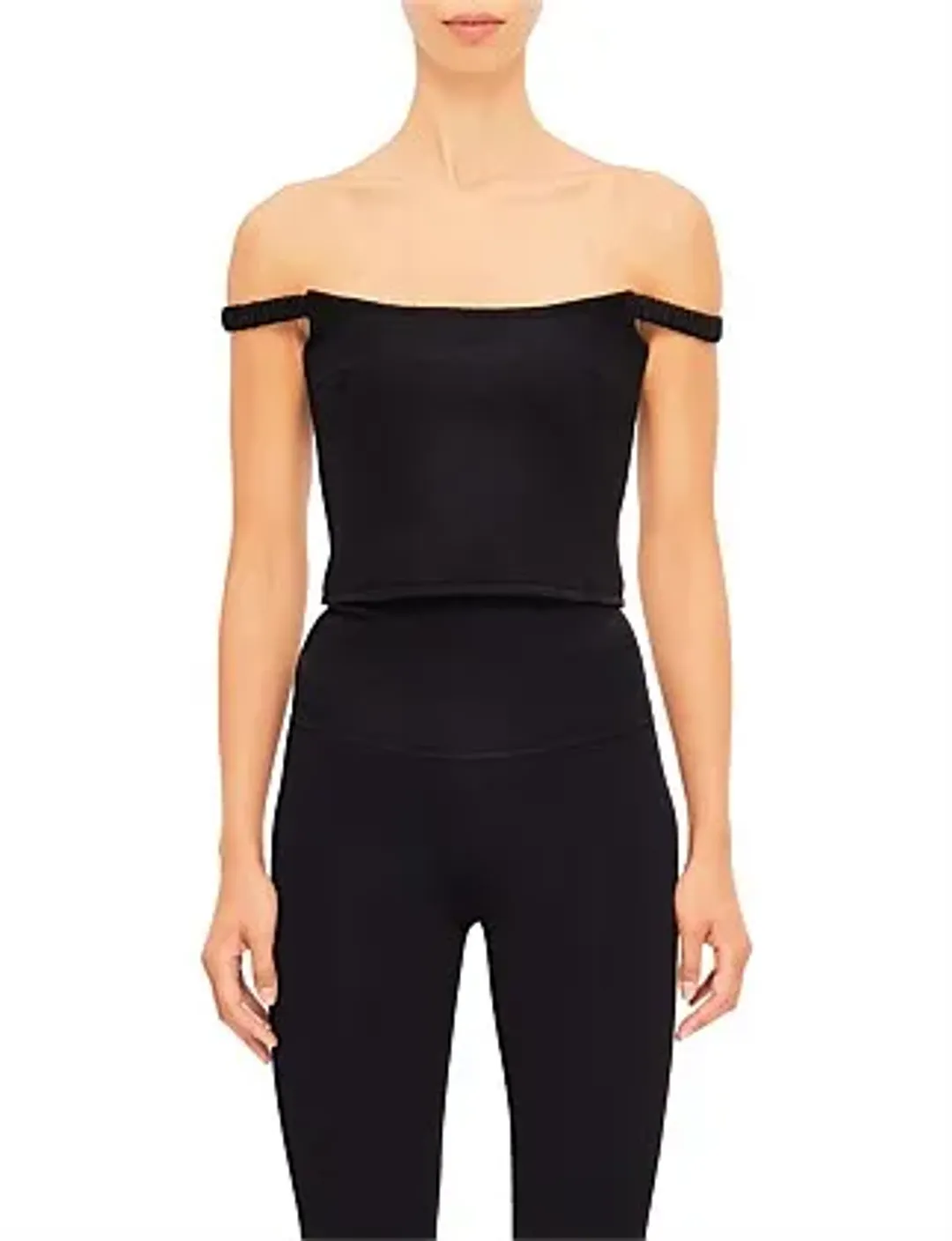 Audra Off The Shoulder Top Black Size AU 8 for rent on The Volte - main image