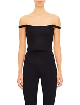 Audra Off The Shoulder Top Black Size AU 8 for rent on The Volte - image 2