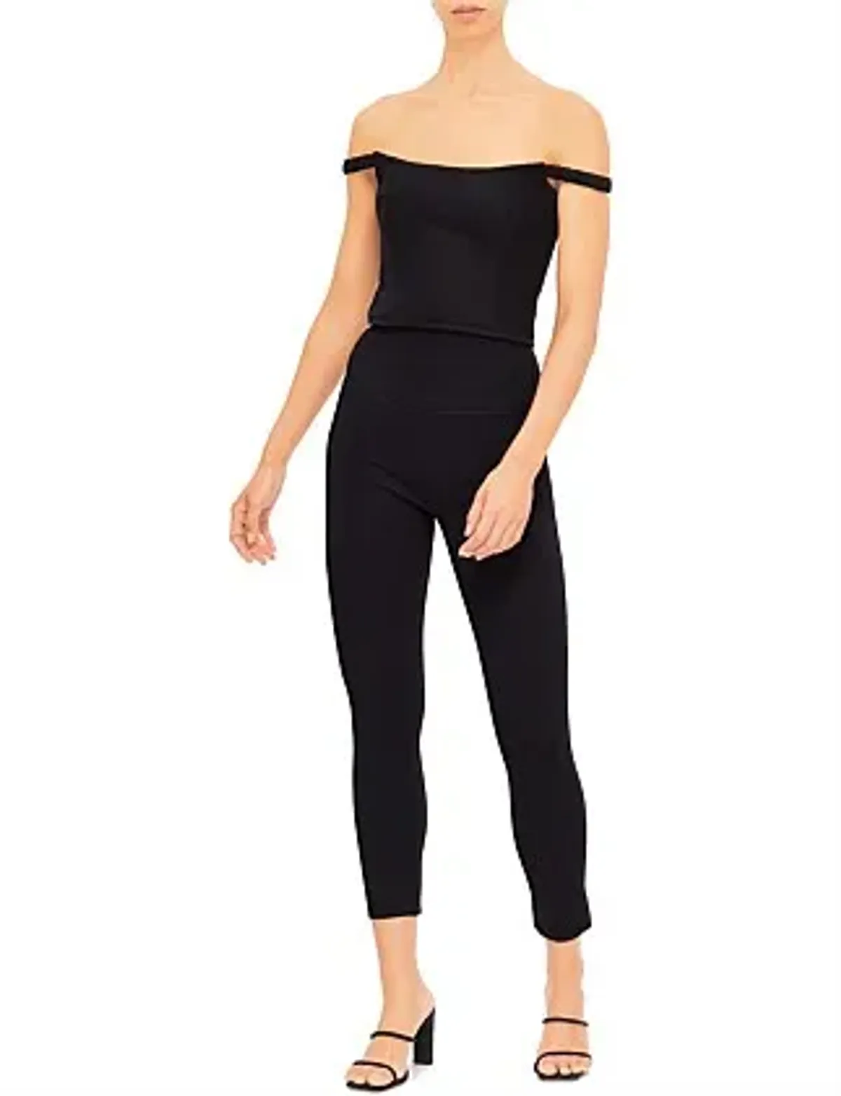 Audra Off The Shoulder Top Black Size AU 8 for rent on The Volte - main image