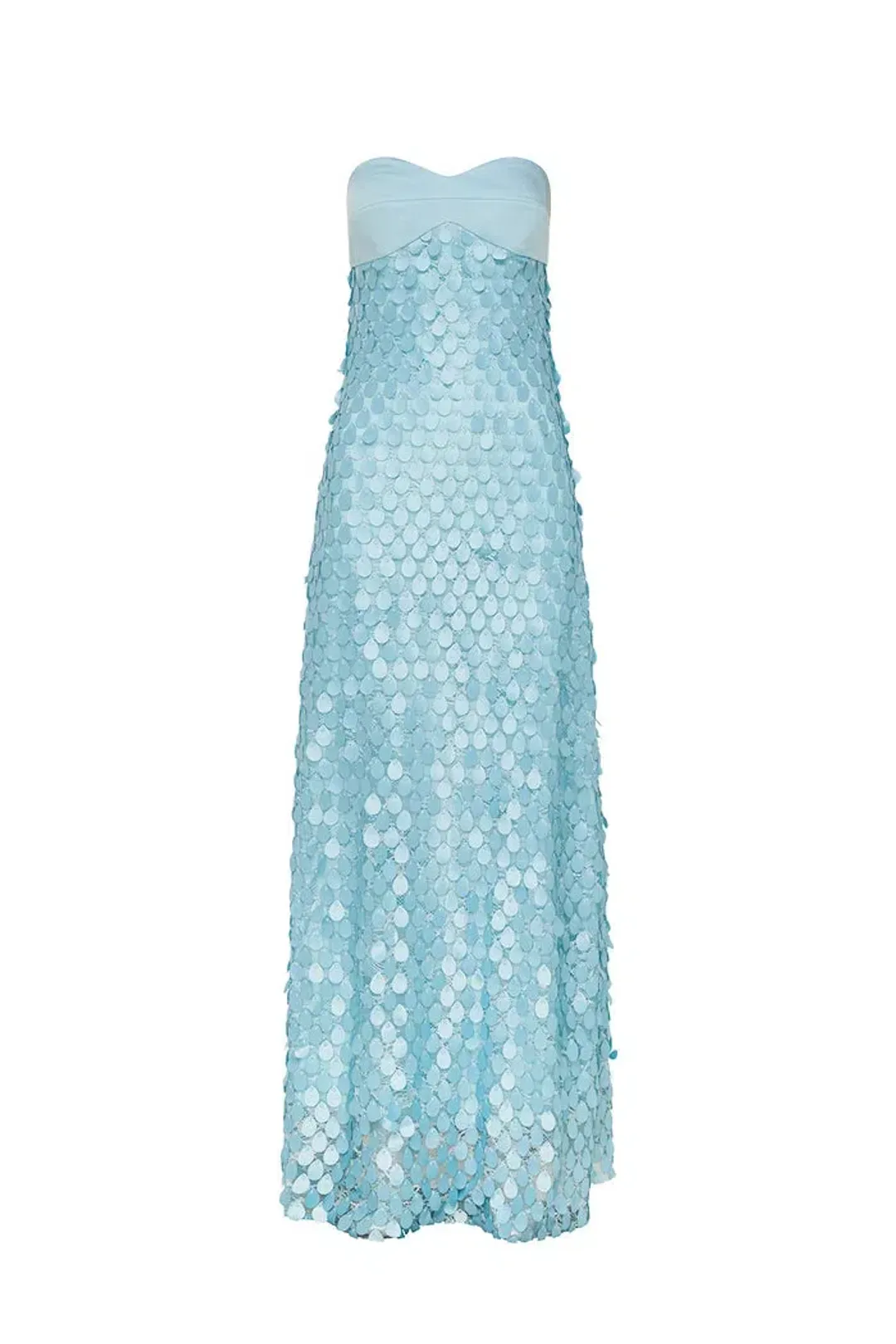 Manning Cartell Supreme Extreme Balconette Maxi  Dress Acqua Spritz Size 8 for rent on The Volte - main image