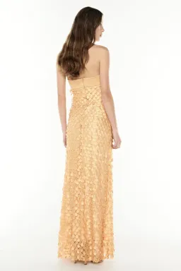 Manning Cartell Supreme Extreme Balconette Maxi  Dress Honeycomb Size 6 for rent on The Volte - image 4