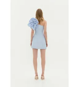 Aje Florence Mini Dress Icy Blue Size 10  for rent on The Volte - image 4