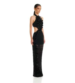 Eliya The Label Leila Maxi Dress Black Size 6 for rent on The Volte - image 3