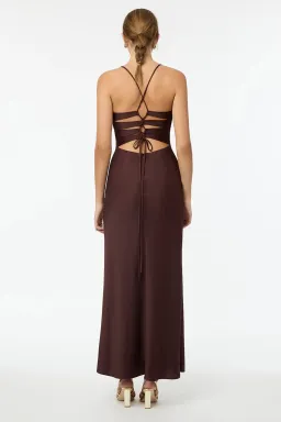 Manning Cartell Time To Shine Slip Dress in Truffle Size AU6 for rent on The Volte - image 25