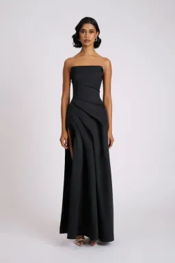 Eliya The Label Deanna Gown in Black Size AU6 for rent on The Volte - image 1