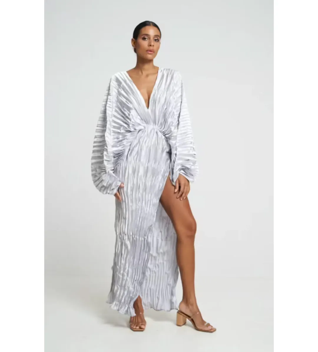 L'Idée Deluxe Gown in Silver Size AU10 for rent on The Volte - main image