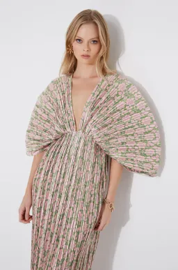 Sonya Moda Gianna Forever Dress Floral Pleated Maxi Size 8 for rent on The Volte - image 3