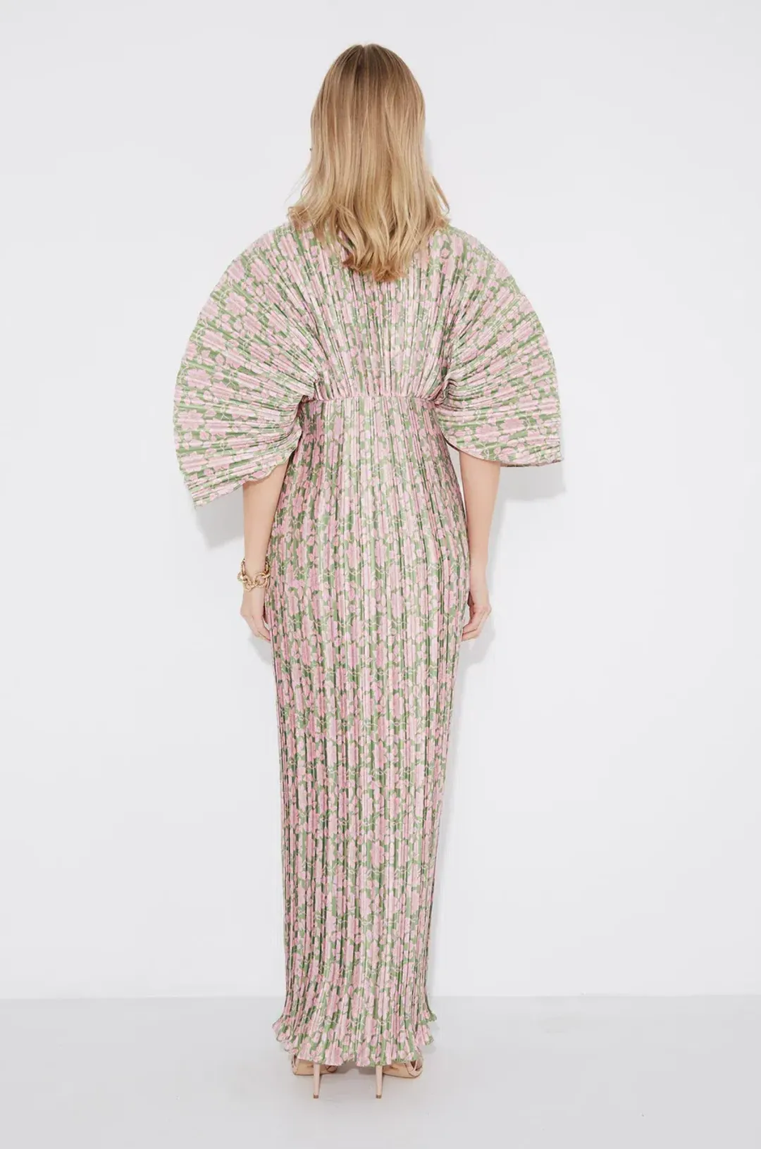 Sonya Moda Gianna Forever Dress Floral Pleated Maxi Size 8 for rent on The Volte - main image