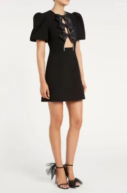 Rebecca Vallance Katie Bow Mini Dress Size 12 for rent on The Volte - image 2