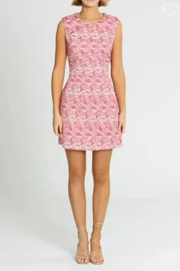 Rebecca Vallance Estelle Mini Dress Pink Size 10 for rent on The Volte - image 1