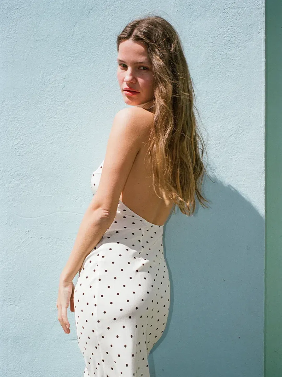 Realisation Par Sadie Halter Midi Dress Petite Spot Size S / AU 8 for rent on The Volte - main image