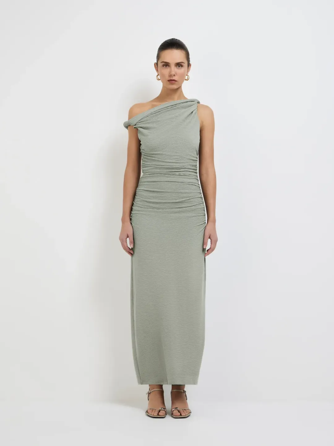 Sheike Athena Maxi Dress Sage Size 14 for rent on The Volte - main image