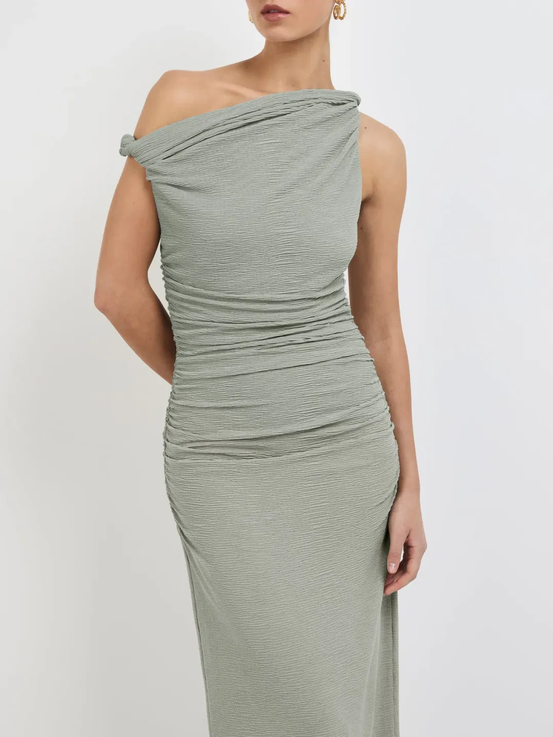 Sheike Athena Maxi Dress Sage Size 14 for rent on The Volte - main image