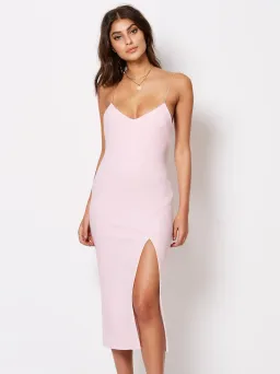 Bec & Bridge Cindy Midi Dress Pink Size 6 for rent on The Volte - image 2