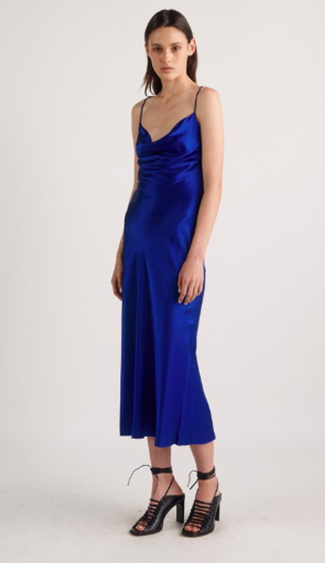 Dion Lee BIAS WEAVE COWL DRESS size 8 for rent on The Volte - main image