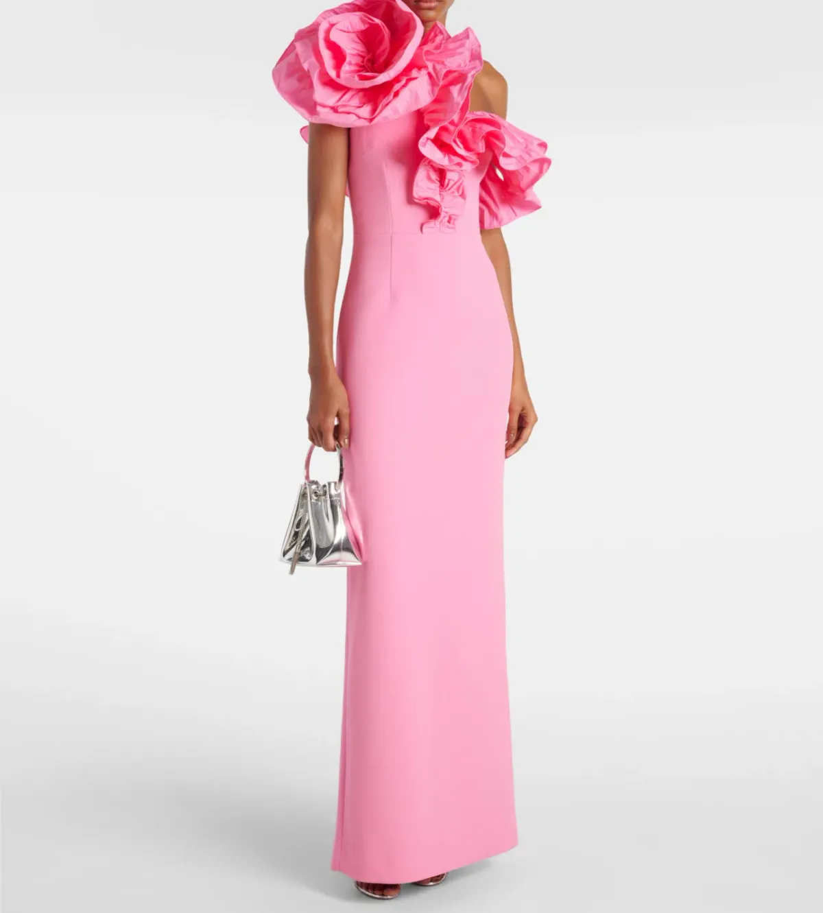Rebecca Vallance Rosita Gown in Pink Size 10  for rent on The Volte - main image