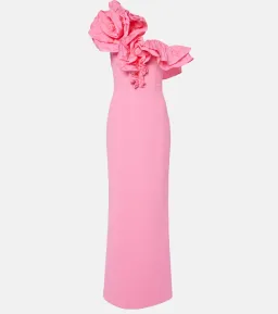 Rebecca Vallance Rosita Gown in Pink Size 10  for rent on The Volte - image 3