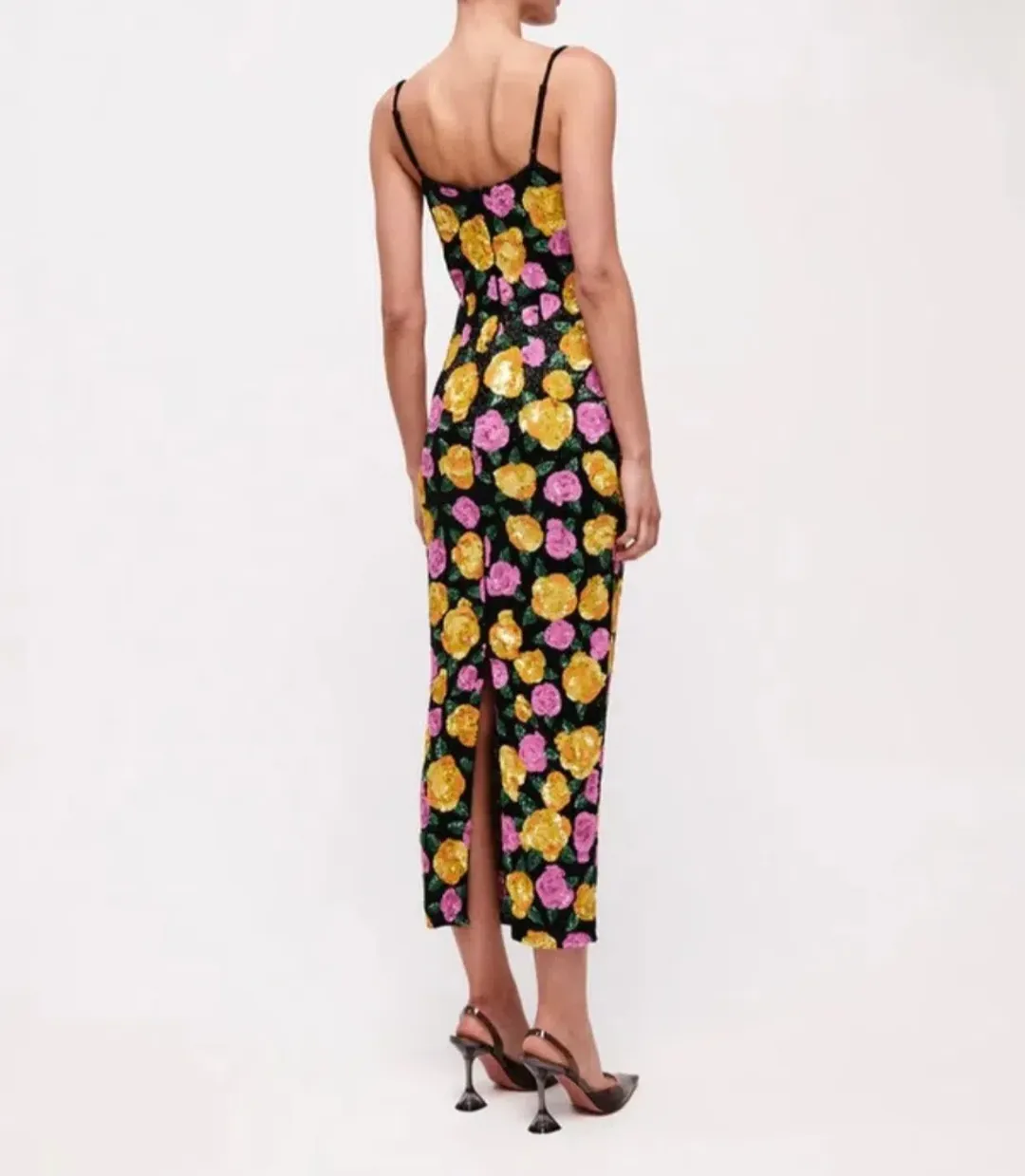 Rachel Gilbert Dallas Midi Dress Floral 4/AU14 for rent on The Volte - main image