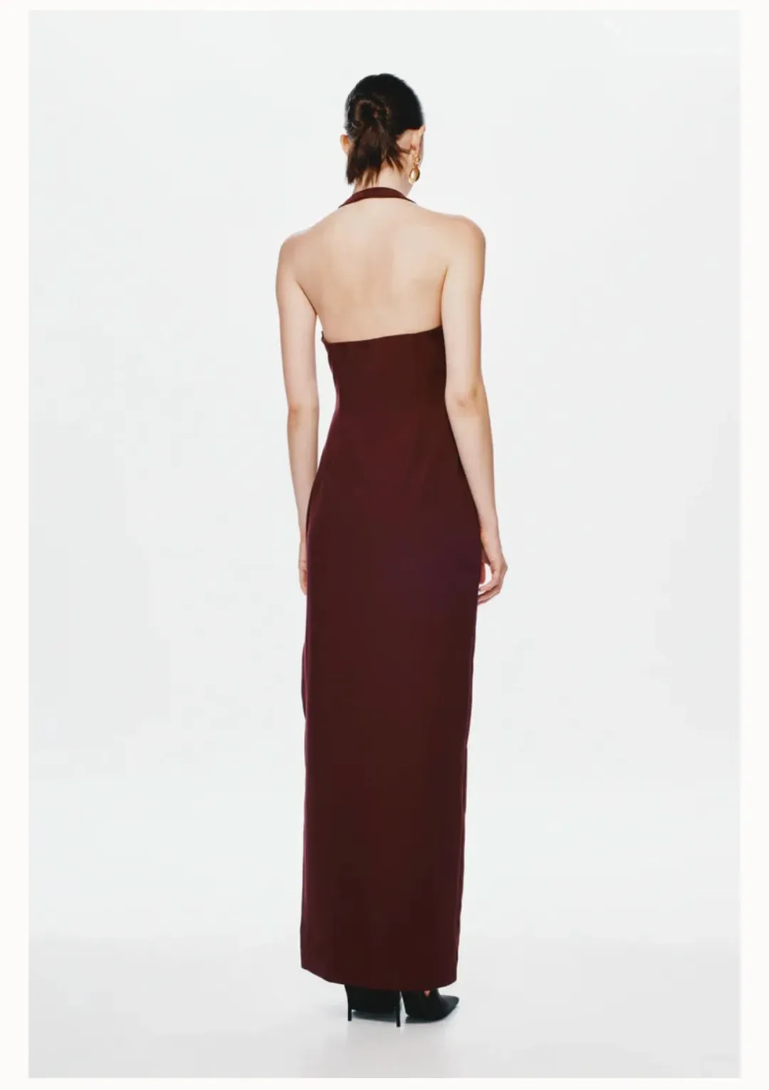 Misha Alusia Dress in Port Size 10 for rent on The Volte - main image