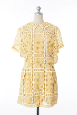 Alice McCall Love Sublime Playsuit Buttercup Yellow Size XS / AU 6  for rent on The Volte - image 6
