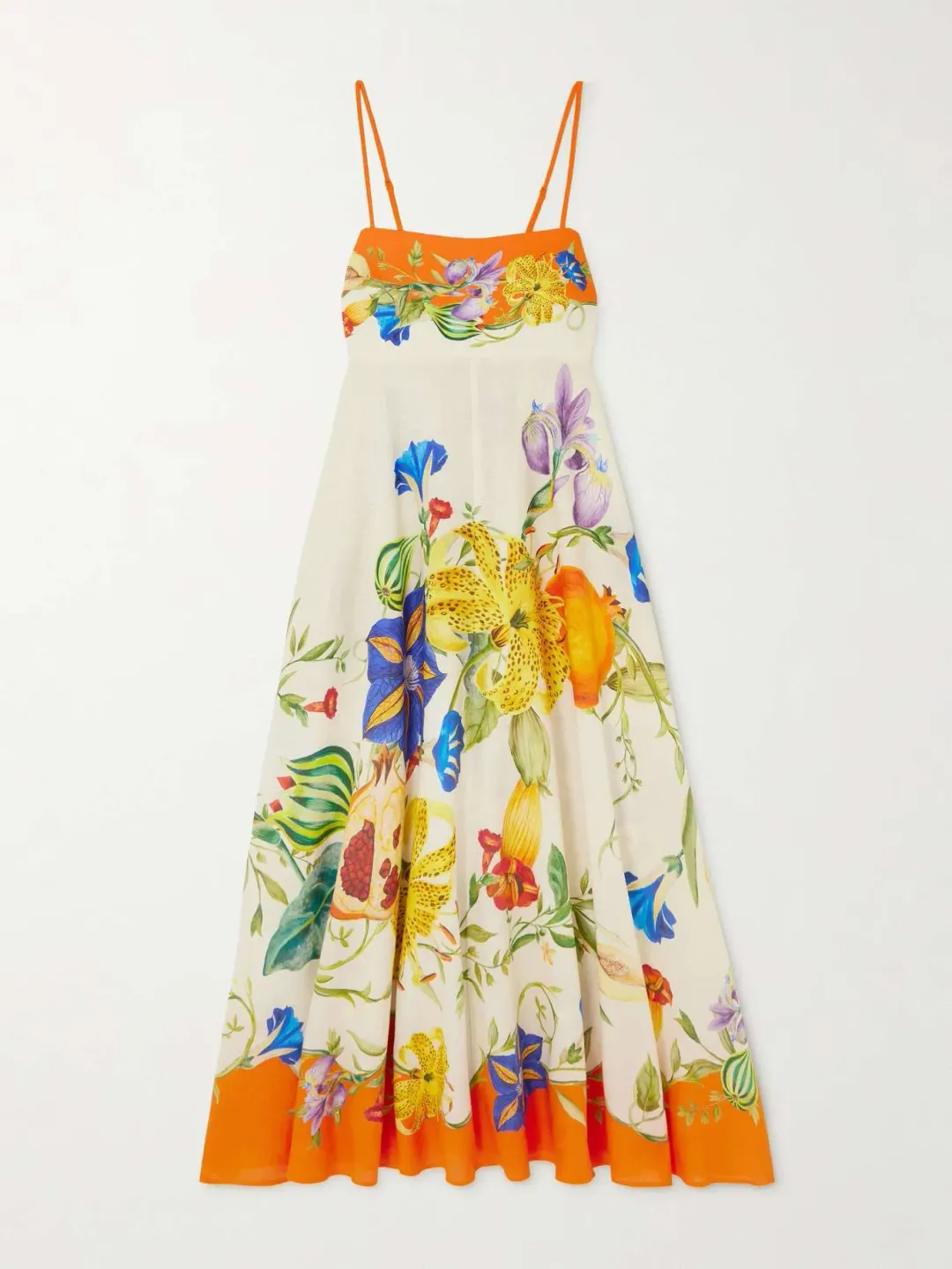 Alemais Flores Sundress Midi Size AU 10 for rent on The Volte - main image