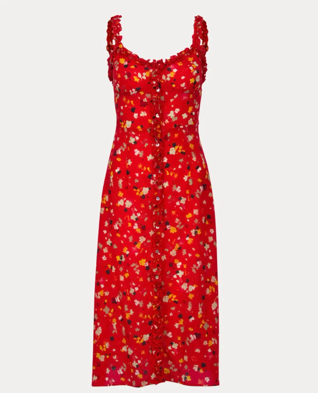 Realisation Par The Juliet in Rouge Fleur in Size M/AU 10 for rent on The Volte - main image