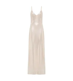 Manning Cartell High Voltage Slip Maxi Dress Nude Silver Size 12 for rent on The Volte - image 7
