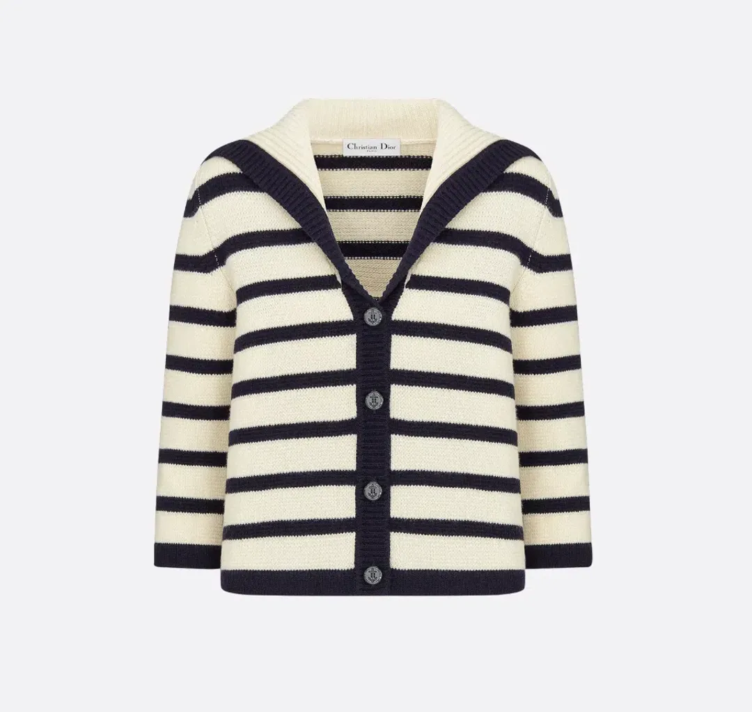 Dior Marinière Cardigan Size 8 for rent on The Volte - main image