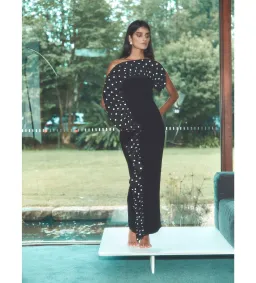 Sonya Moda Palermo Midi Dress Black Size M/AU 10 for rent on The Volte - image 2