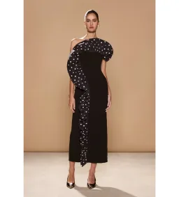 Sonya Moda Palermo Midi Dress Black Size M/AU 10 for rent on The Volte - image 1