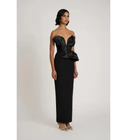 Eliya The Label Auri Gown in Black Size S/AU8 for rent on The Volte - image 2
