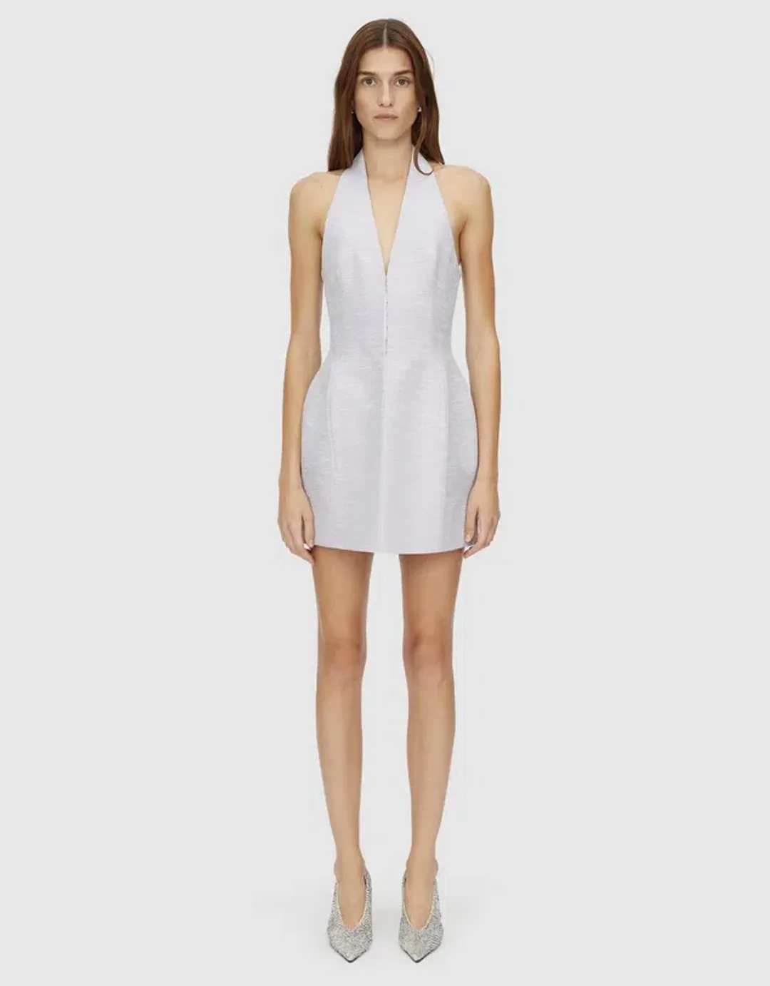 Camilla and Marc Altair Mini Halter Dress Lilac Size 12 for rent on The Volte - main image