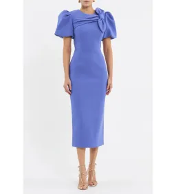 Rebecca Vallance Violetta Midi Dress Periwinkle Blue Size 10 for rent on The Volte - image 1