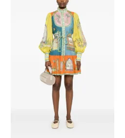 Alemais Monte Mini Dress Multi Size 8 for rent on The Volte - image 1