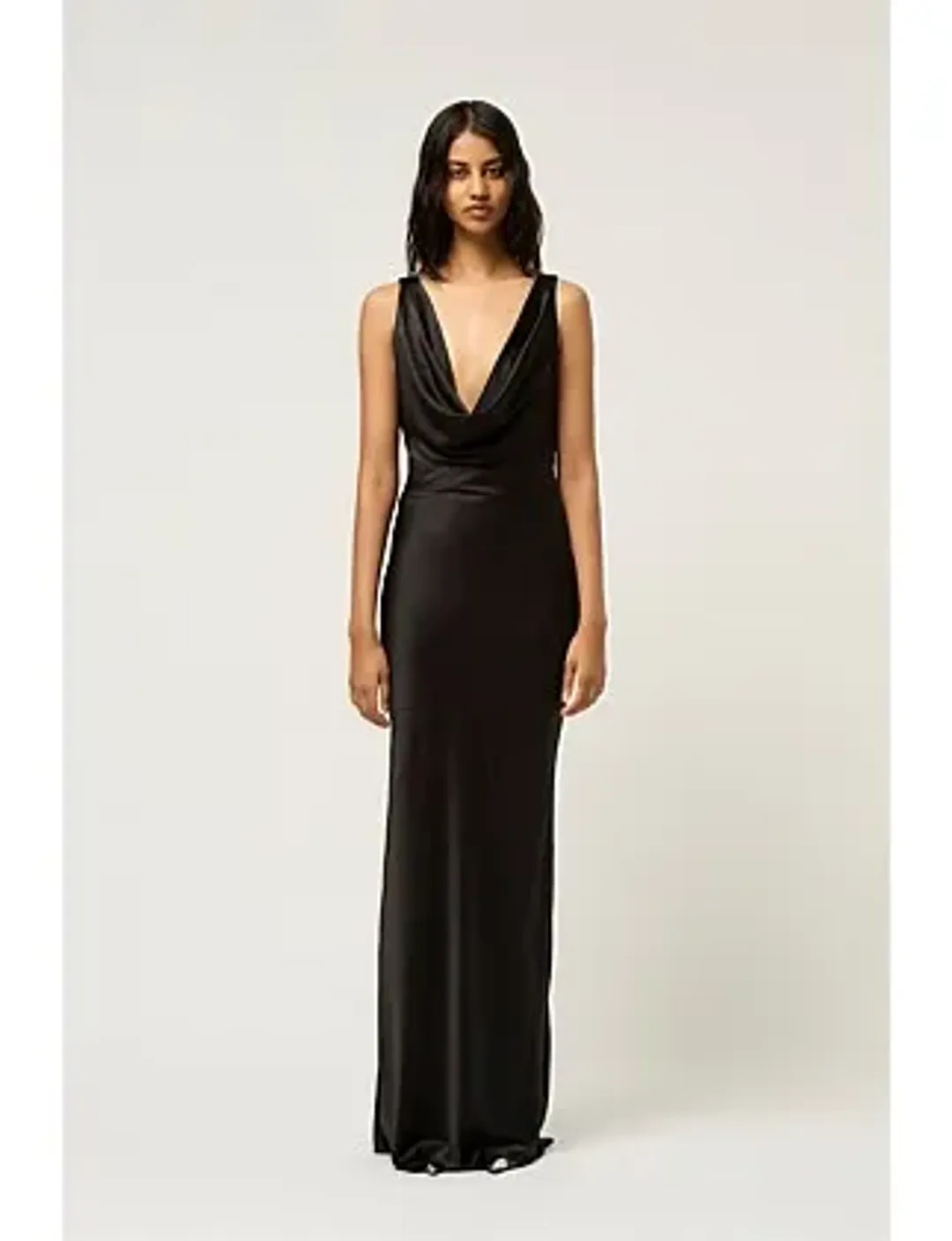 Michael Lo Sordo Drape Front Maxi Dress Size 8 for rent on The Volte - main image