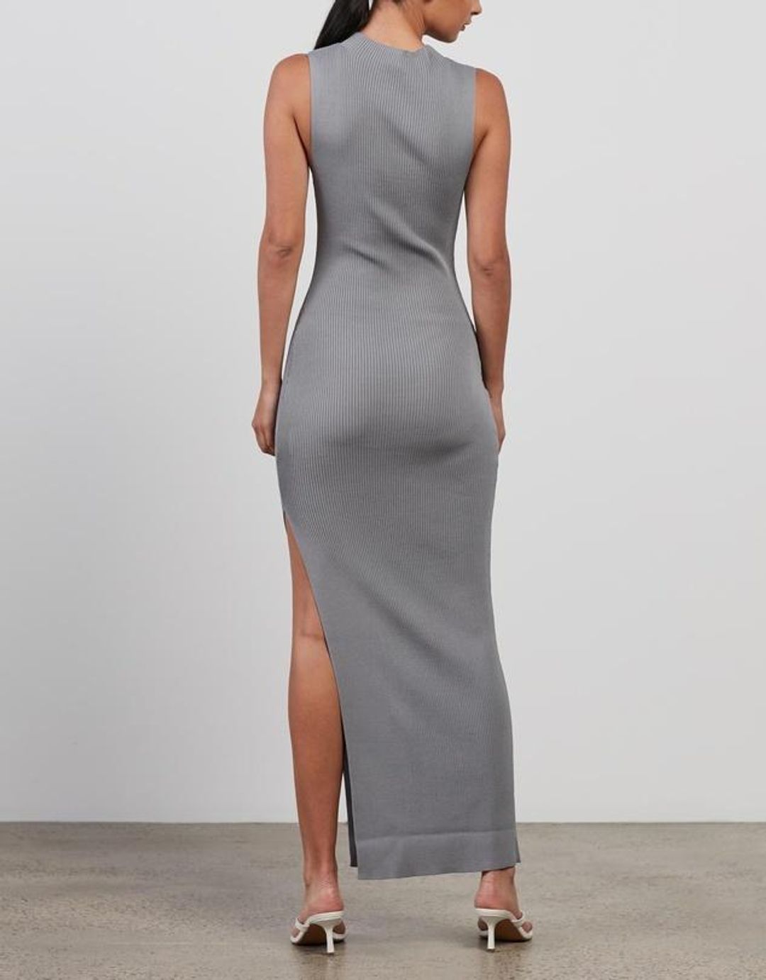 Bec & Bridge Harper Knit Midi Dress - Storm for rent on The Volte - main image