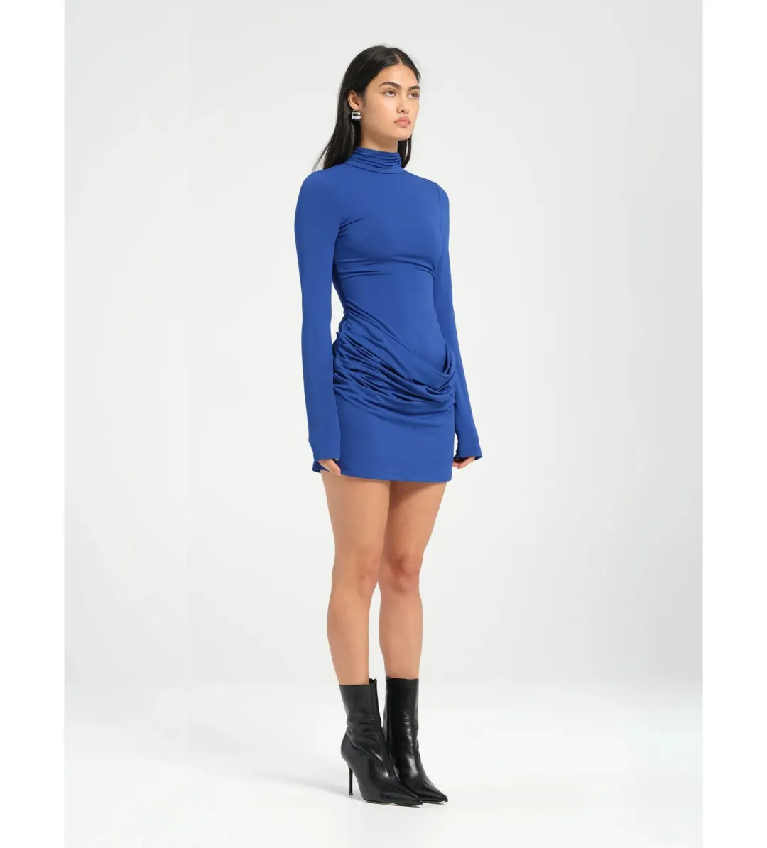 BENNI Veda Mini Dress Cobalt Blue Size AU 12 for rent on The Volte - main image