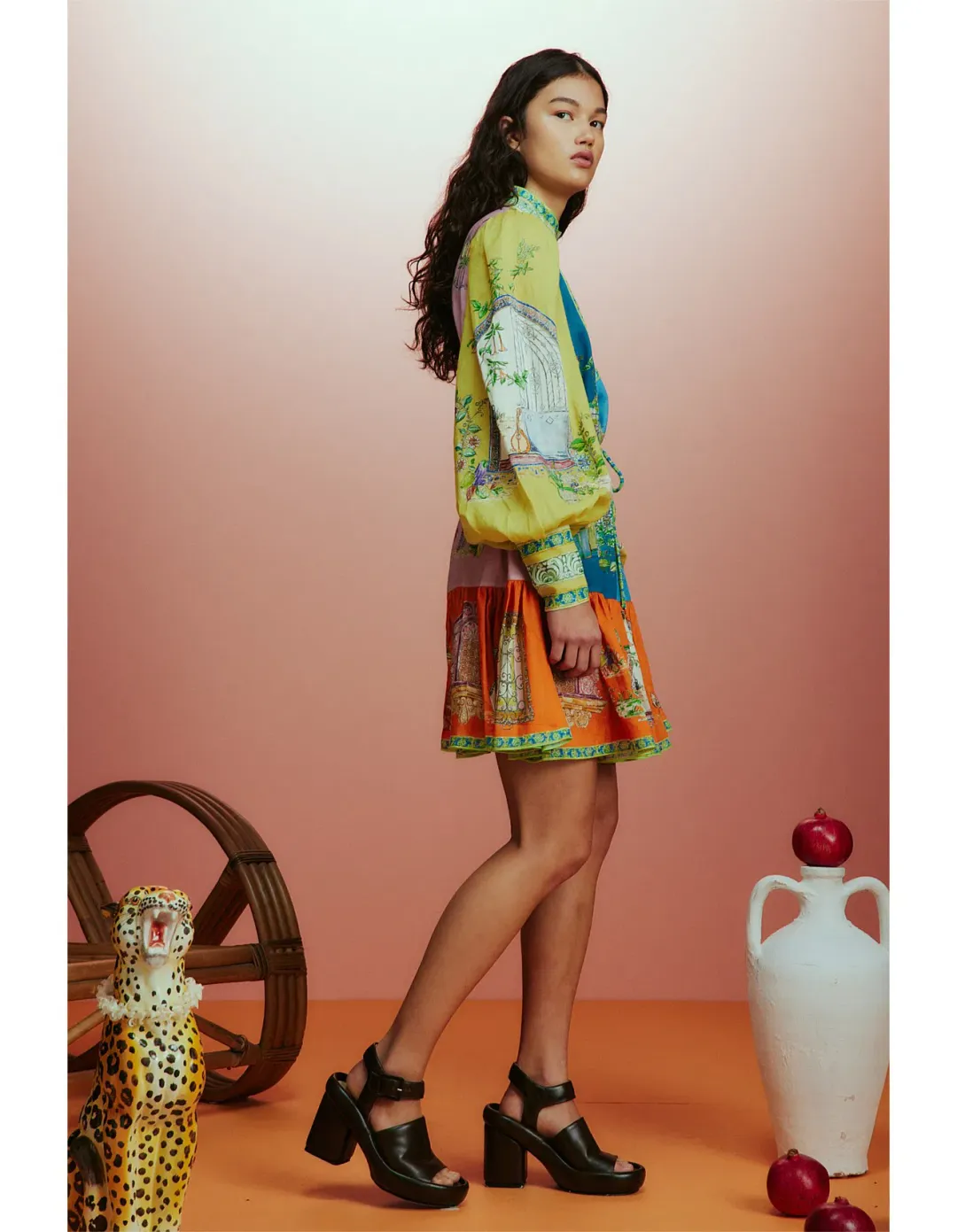 Alemais Monte Mini Dress Multi Size 10 for rent on The Volte - main image