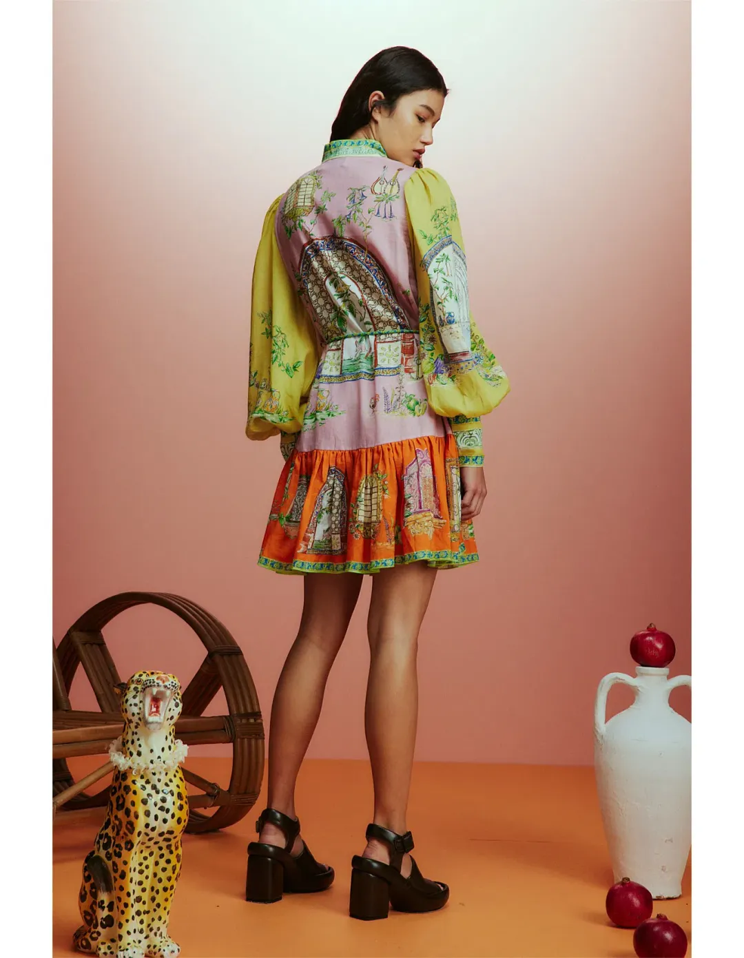 Alemais Monte Mini Dress Multi Size 10 for rent on The Volte - main image