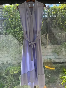 Another Tomorrow Shirtdress Purple Size 8 for rent on The Volte - image 2