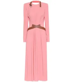 Stella McCartney Belted Silk Dress Pink Size AU 6 for rent on The Volte - image 2
