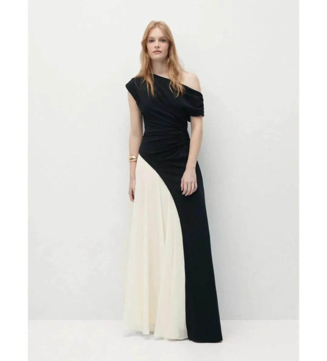 Sheike Celine Maxi Dress Black Contrast Size 14 for rent on The Volte - main image