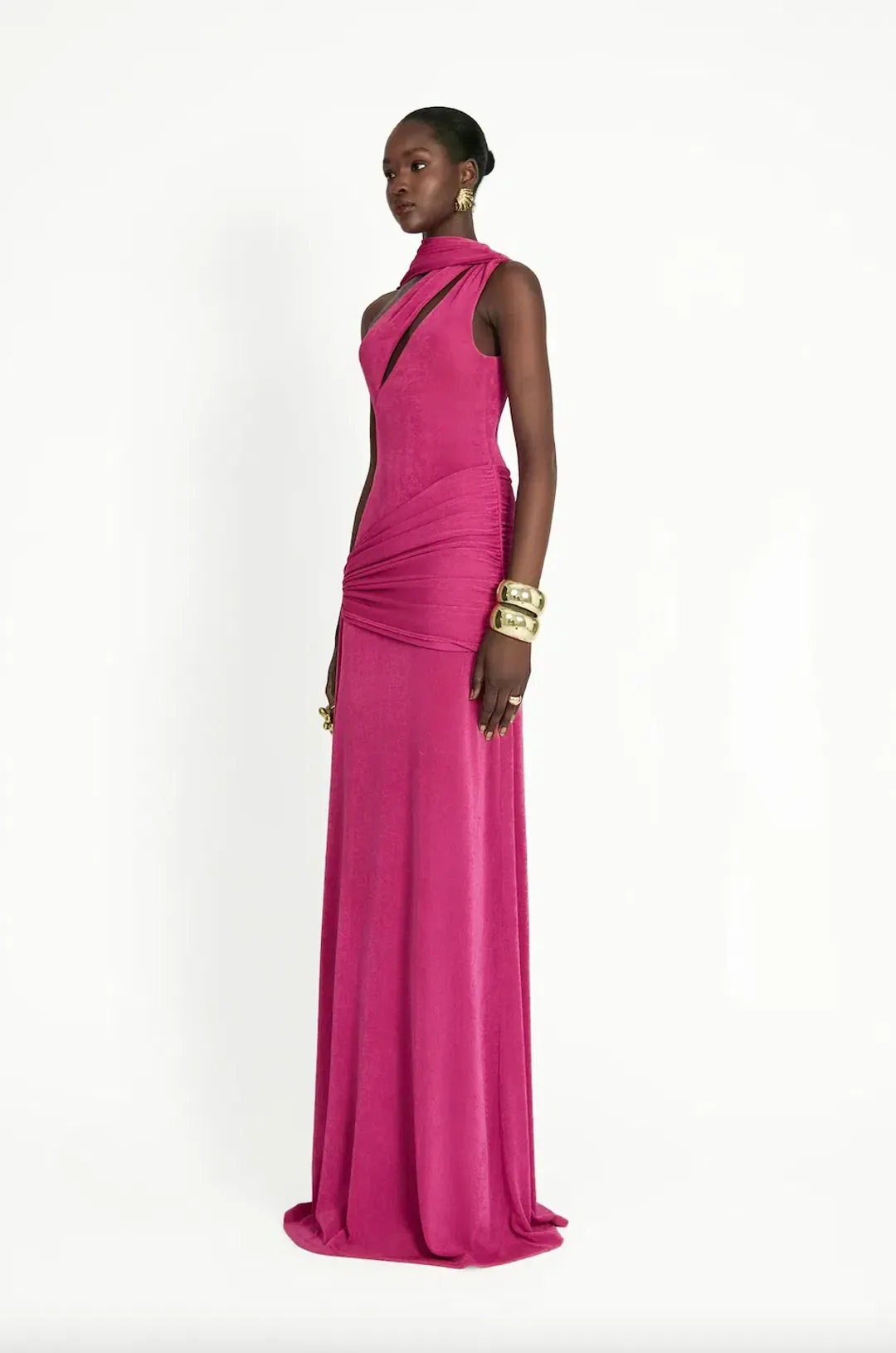 Khanum's Kiaan Maxi Dress in Pink  Size M/ AU 10  for rent on The Volte - main image