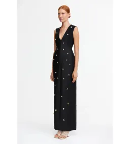 Acler Pattison Maxi Dress Black Size 14  for rent on The Volte - image 3