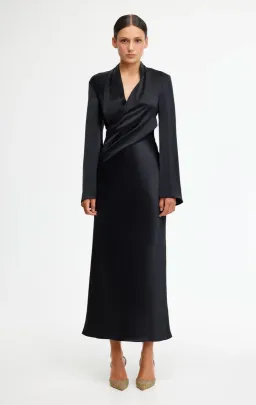 Acler Piccadilly Midi Black Size 16 for rent on The Volte - image 1