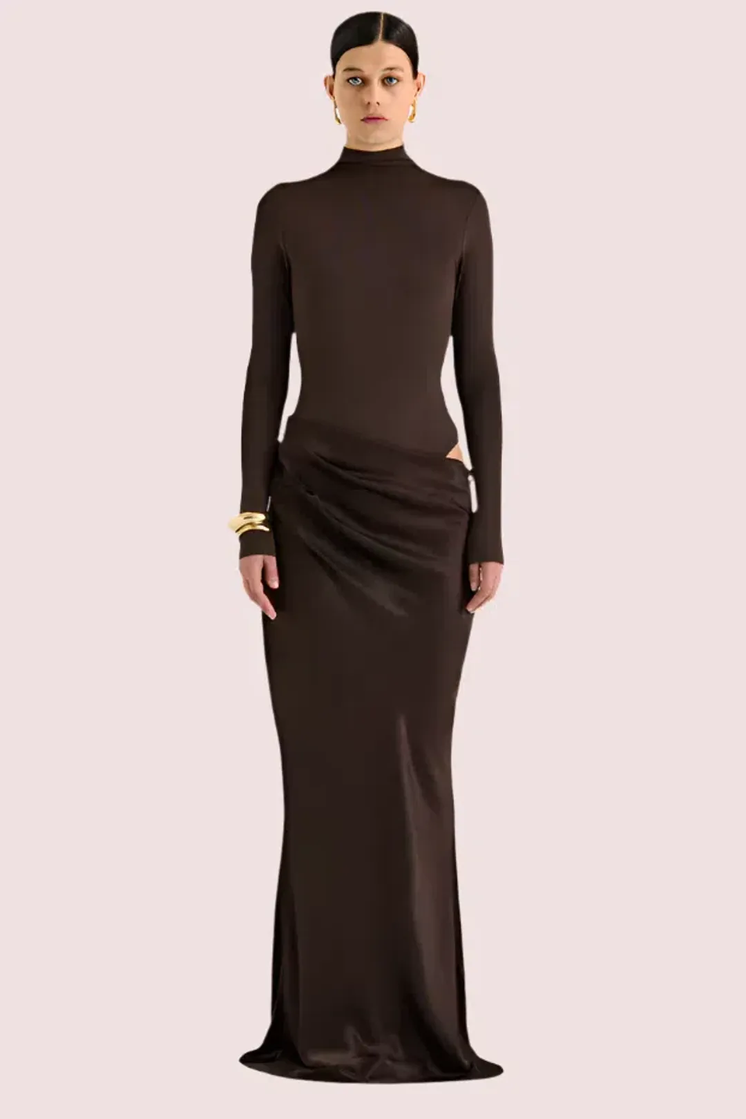 Henne Soraia Brown Size 8 for rent on The Volte - main image