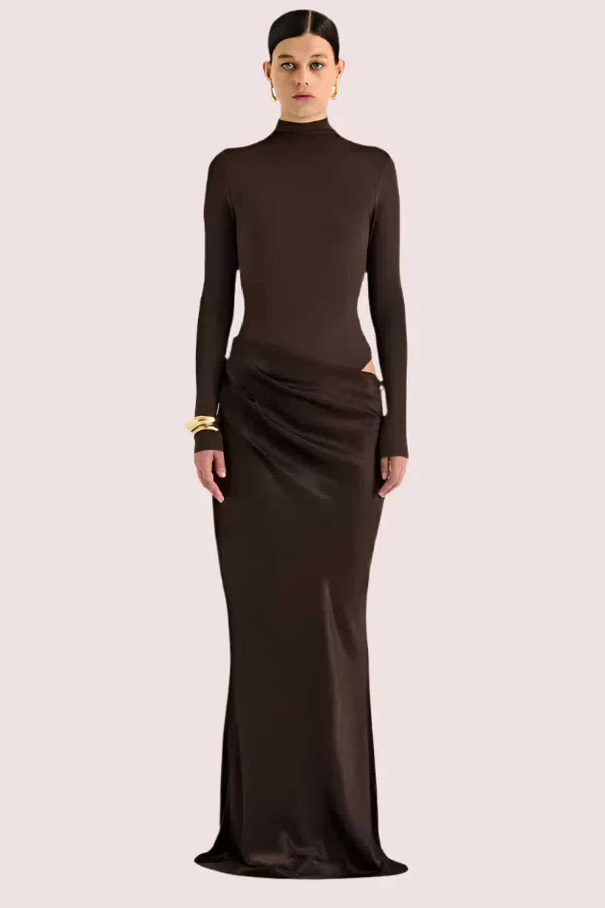 Henne Soraia Brown Size 8 for rent on The Volte - main image