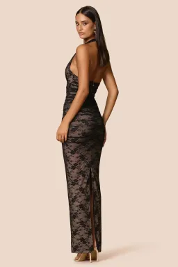 Nookie Arabella Halter Maxi Black Size AU 10 for rent on The Volte - image 2
