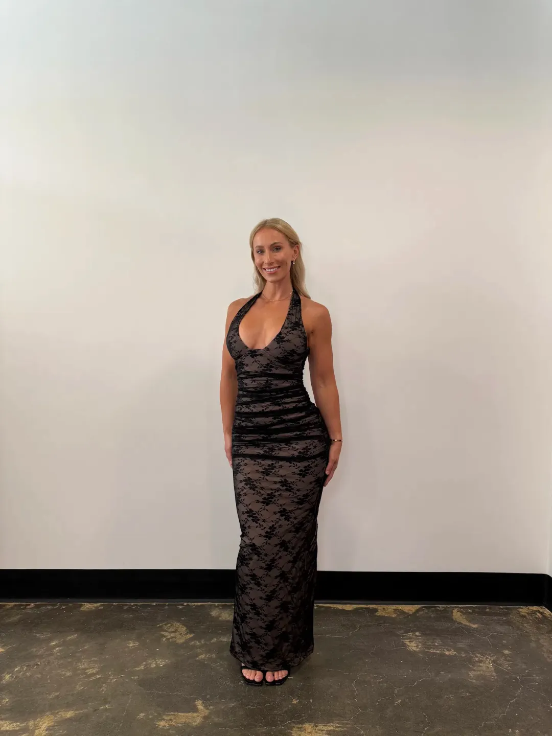 Nookie Arabella Halter Maxi Black Size AU 10 for rent on The Volte - main image