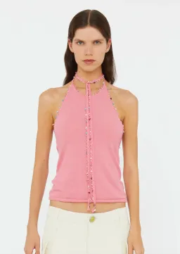 Beach Quartz Halter Tank | Christopher Esber for rent on The Volte - image 1